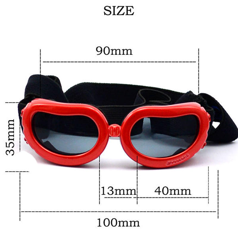 かわいい小型犬用ゴーグル ドッグゴーグル 犬用サングラス 紫外線対策 車酔い対策 送料無料 ト