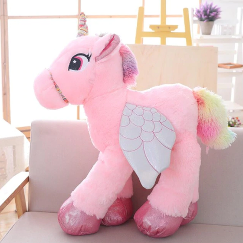 90cm 3色 ユニコーン ぬいぐるみ 超巨大 激安 おもちゃ 馬 かわいい 誕生日 サプライ