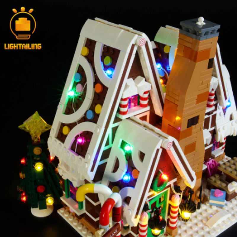 Ledライトキット ジンジャーブレッドハウス お菓子の家 レゴ互換 Light