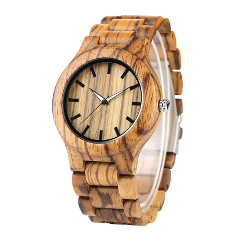 Yisuya バンブーウォッチ 竹製 腕時計 メンズ 木製 クォーツ 金属に敏感な方にもおすす