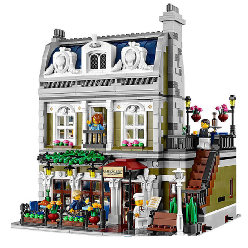 レゴ クリエイター パリのレストラン 互換 ブロック 2418ピース Lego風