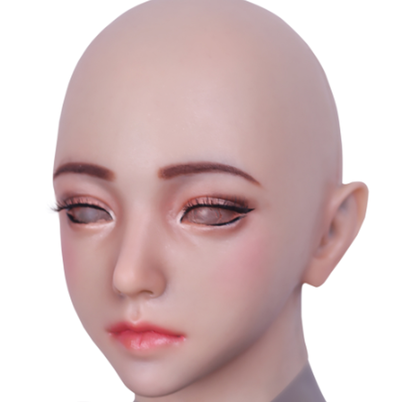 フィメールマスク 女装 シリコン マスク リアル 男の娘 仮装 変装 美人 仮面 メイク 女子