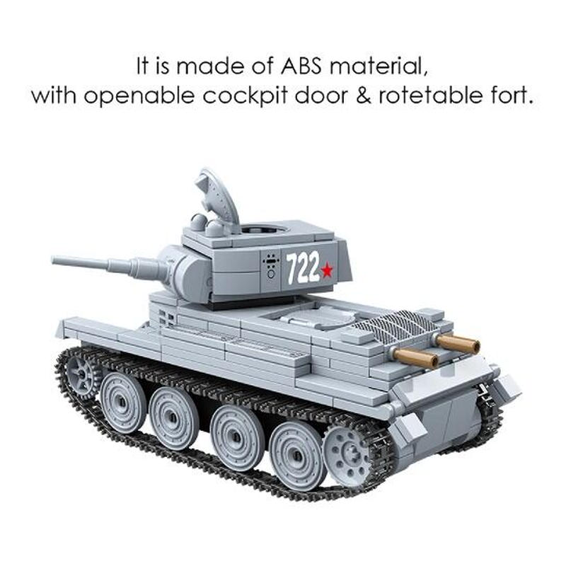 レゴ互換 戦車 Bt 7 ソ連軍 ミニフィグ 武器 ベテー スィェーミ 第二次世界大戦 Ww2