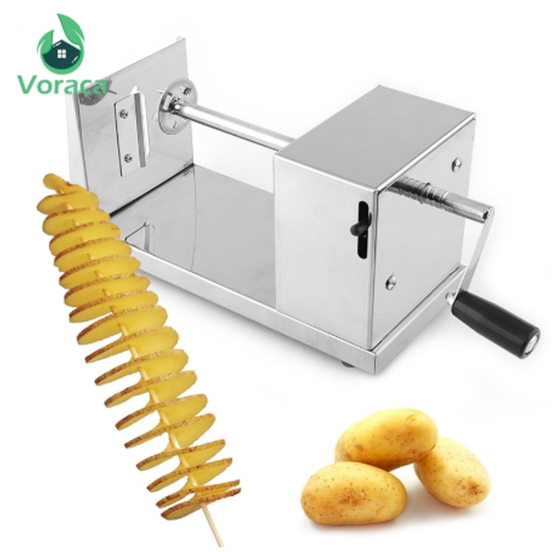 ツイストポテトスライサー 業務用 手動式 ポテトカッター フレンチフライ 野菜カッター スパイ