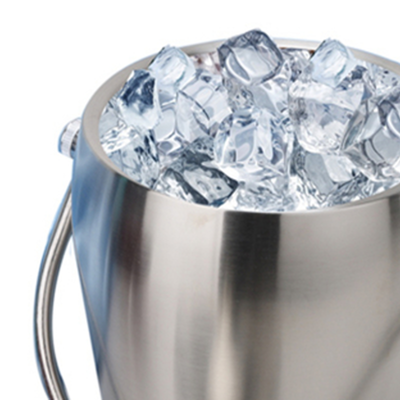 アイスペール おしゃれ 溶けない 結露しない 二重 ステンレス 業務用 シャンパン 焼酎 酒