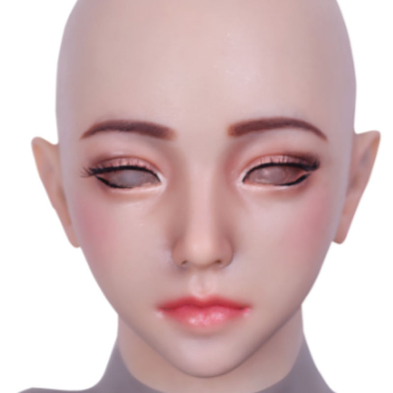 フィメールマスク 女装 シリコン マスク リアル 男の娘 仮装 変装 美人 仮面 メイク 女子