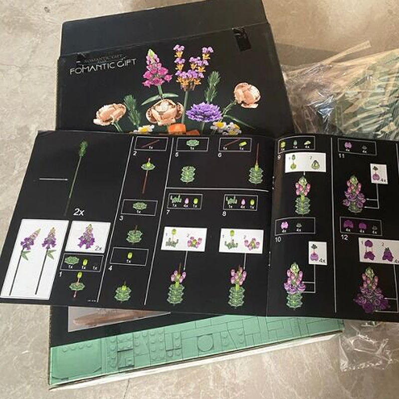 超キレイ レゴ互換 花 ブロックセット 知育玩具 インテリアにも Re You こんな