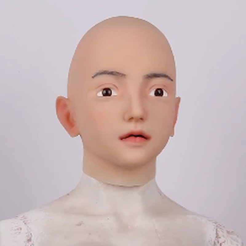 フィメールマスク 女装 シリコン マスク リアル 男の娘 仮装 変装 美人 仮面 メイク 女子