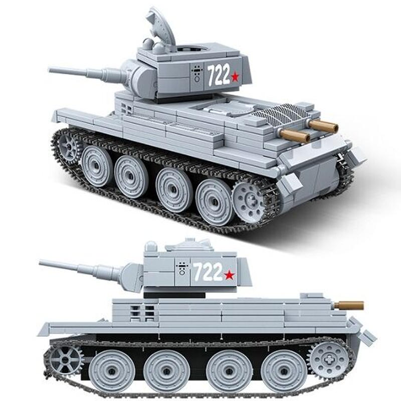 レゴ互換 戦車 Bt 7 ソ連軍 ミニフィグ 武器 ベテー スィェーミ 第二次世界大戦 Ww2