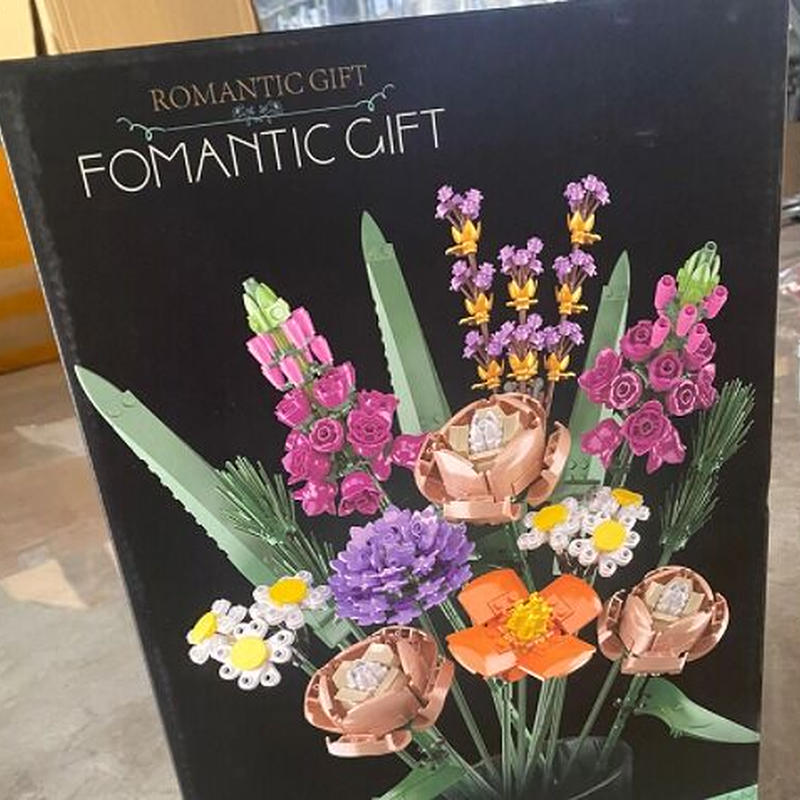 超キレイ レゴ互換 花 ブロックセット 知育玩具 インテリアにも Re You こんな