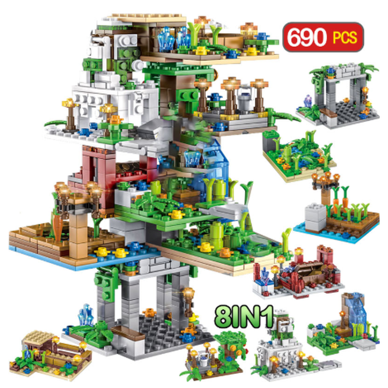 レゴ互換 ツリーハウス 8in1 ガーデン ミニフィグ付き 庭 畑 人参 野菜 植物 ブロック レゴ互換 ツリーハウス 8in1 ガーデン ミニフィグ付き 庭 畑 人参 野菜 植物 ブロック