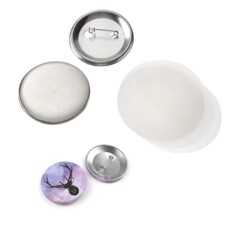 32mm 37mm 素材 オリジナル缶バッジ用 100個セット 缶バッジマシーン 新品未使用です 業務用缶バッジプレス機 + スタンドカッター 37mm用 その他