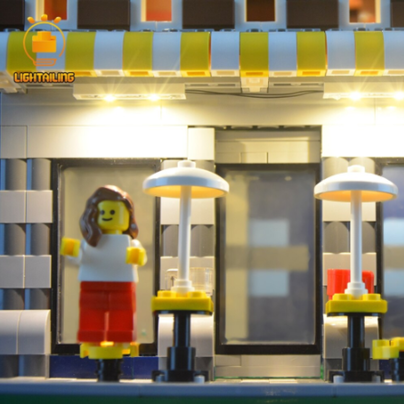 レゴ 101 カフェコーナー 互換 Ledライトキット バッテリーボックス ライトアップ