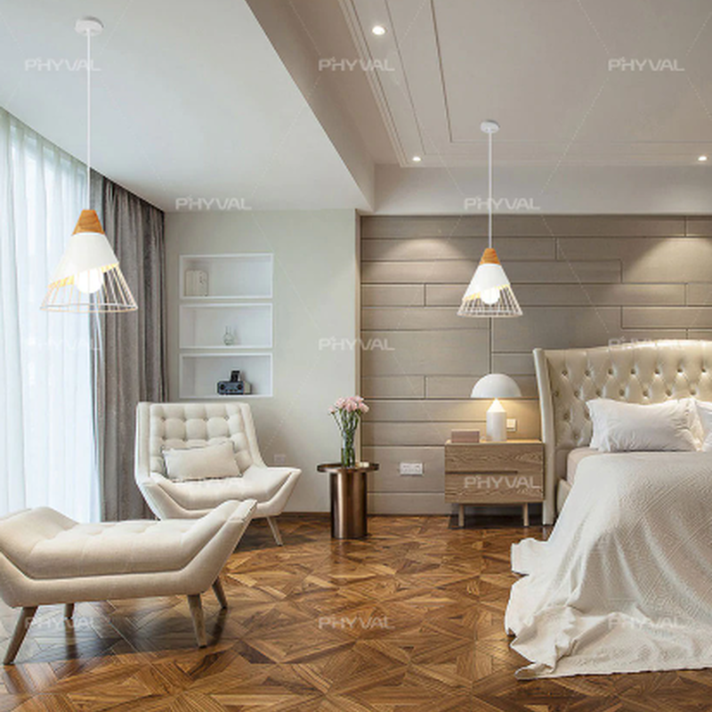 ペンダントライト 北欧 木製 寝室 リビング レストランにも Re You こんな