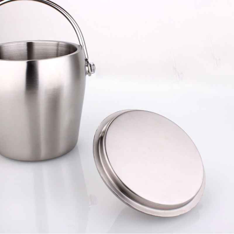 アイスペール おしゃれ 溶けない 結露しない 二重 ステンレス 業務用 シャンパン 焼酎 酒