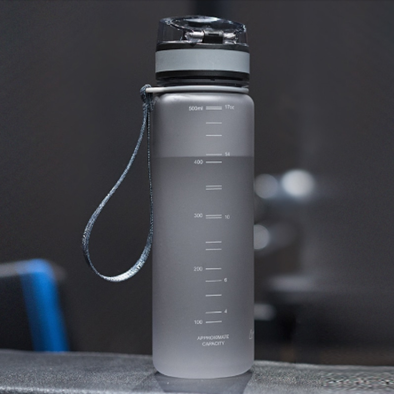 ウォーターボトル 1リットル 洗いやすい 口が広い 安全なプラスチック 漏れない 広口 スポー