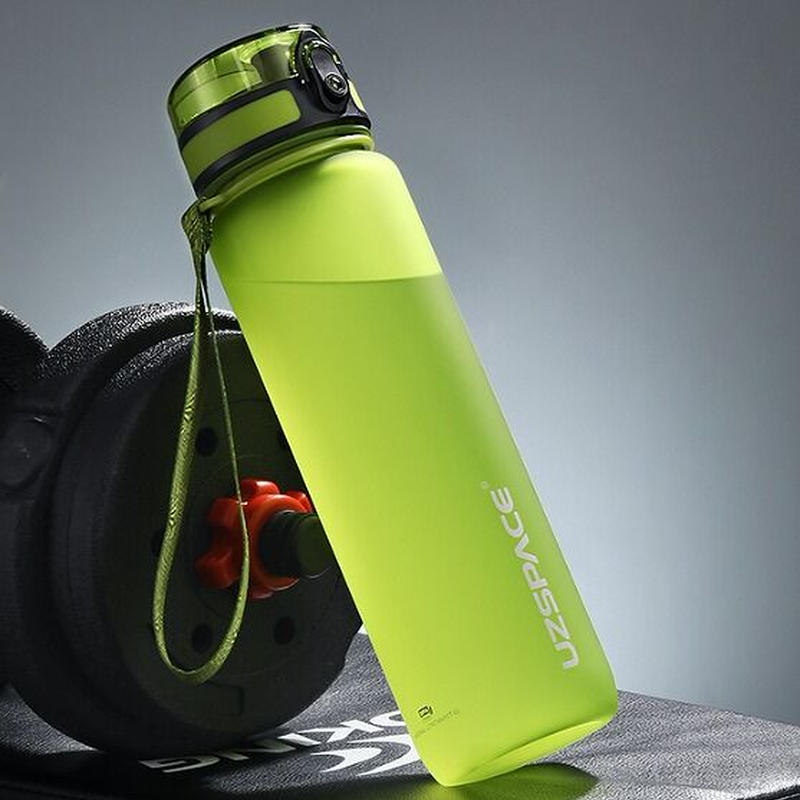 ウォーターボトル 1リットル 洗いやすい 口が広い 安全なプラスチック 漏れない 広口 スポー