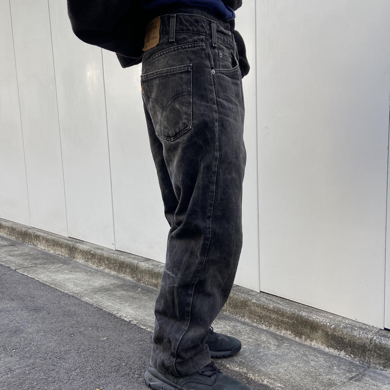 Levi S リーバイス ５５０リラックスフィットブラックジーンズ 90年代 Used