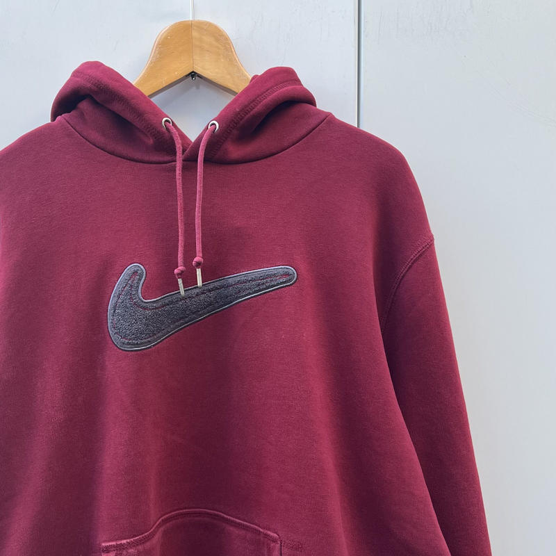 NIKE/ナイキ スウォッシュロゴ フードスウェット 00年代 (USED NIKE/ナイキ スウォッシュロゴ フードスウェット 00年代 (USED