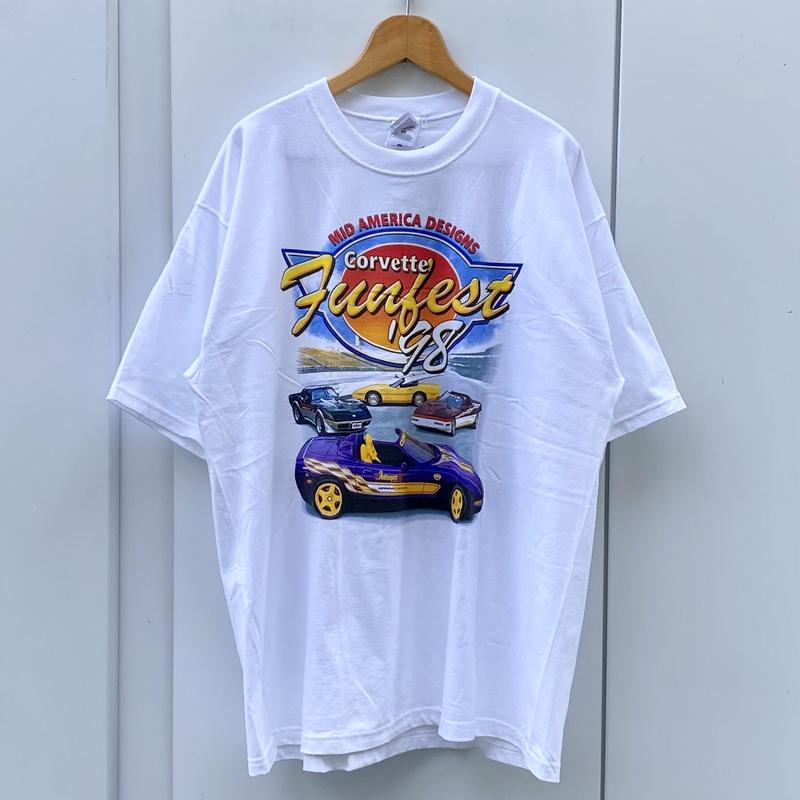 Corvette Funfest/コルベット ファンフェスト Tシャツ 98年 (DEADST...