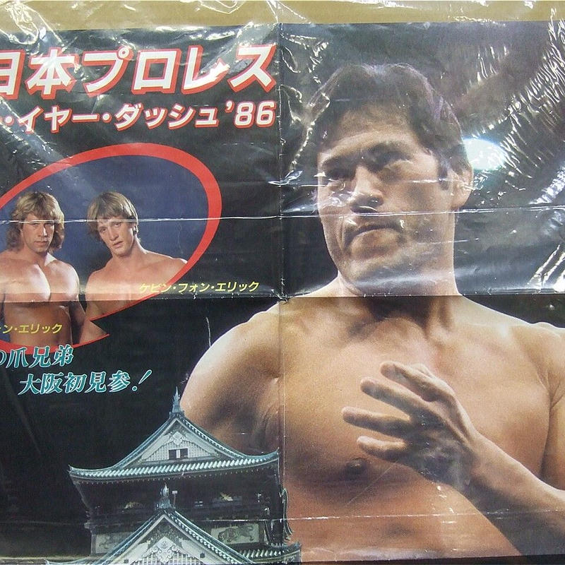 玄関先迄納品 ザ・シーク 直筆サイン色紙 プロレス 全日本プロレス FMW