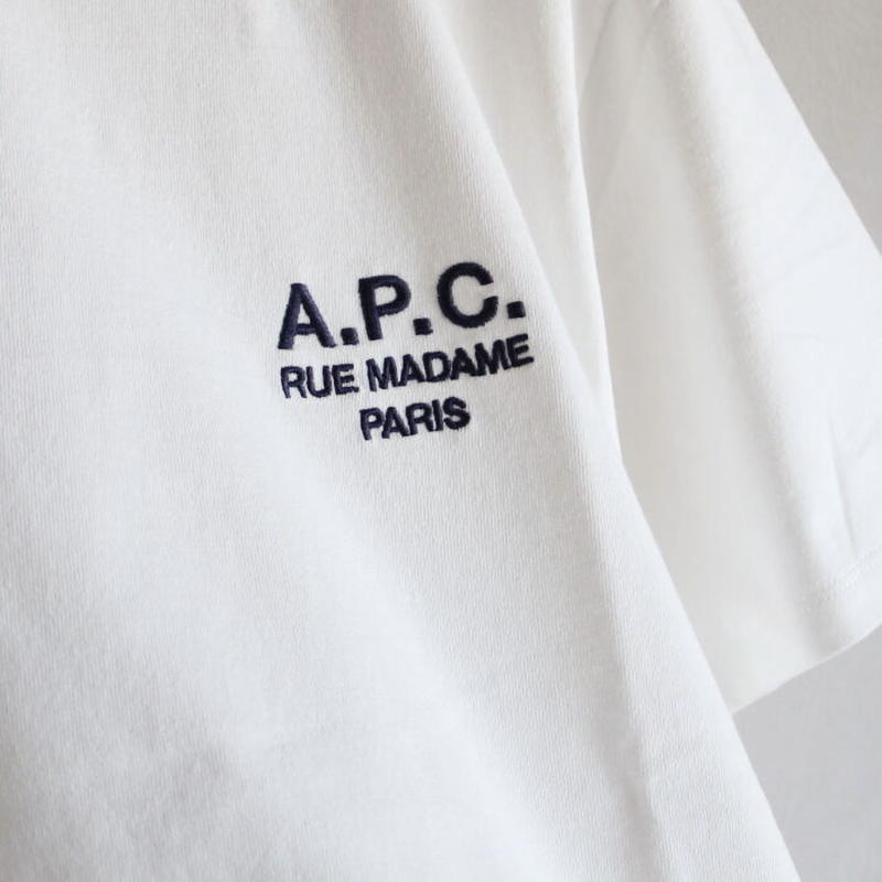 刺繍ロゴ】A.P.C.アーペーセー クラシックデザインTシャツ