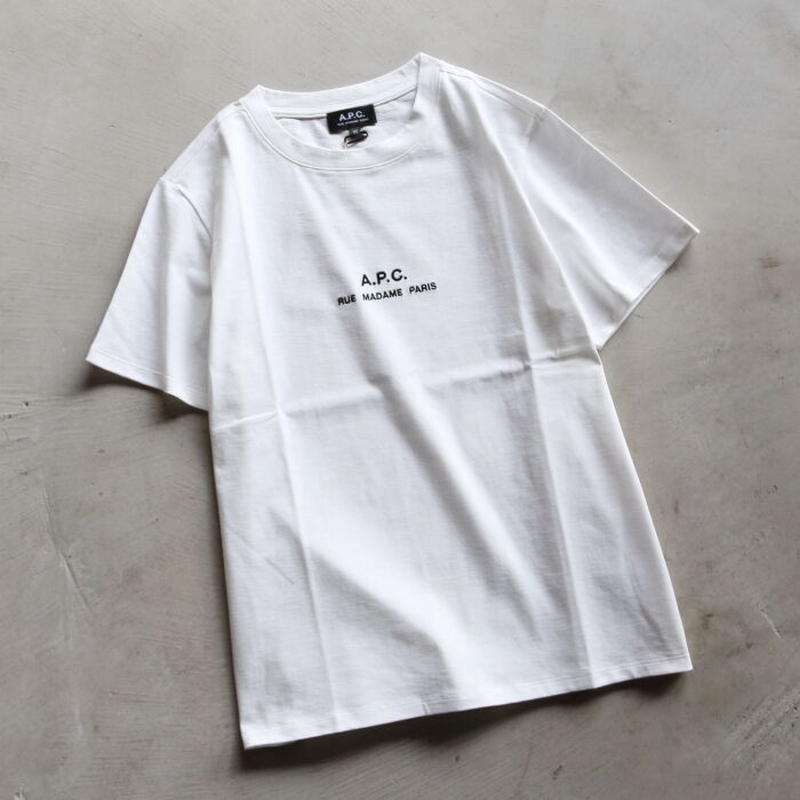 在庫処分大特価!!】 レアカラー♡A.P.C(アーペーセー)ロゴ刺繍Tシャツ