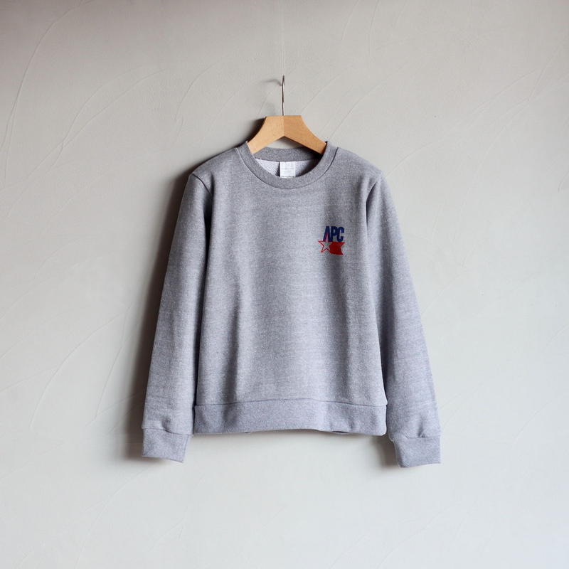 Apc Us スウェット アーペーセー Claudius スウェット グレー レディース