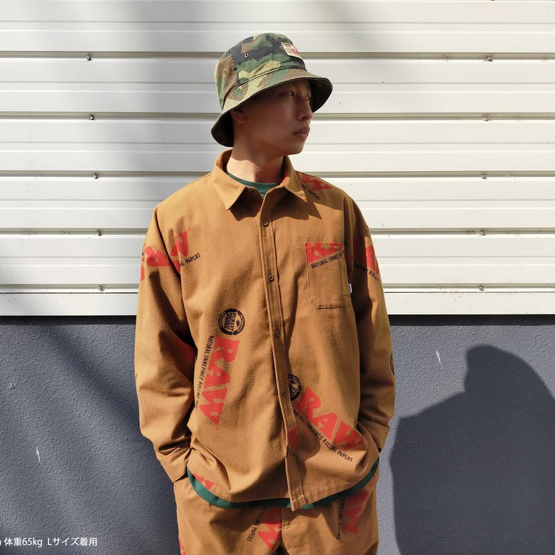 INTERBREED X RAWロゴ 半袖シャツ XL RAW × INTERBREED Logo