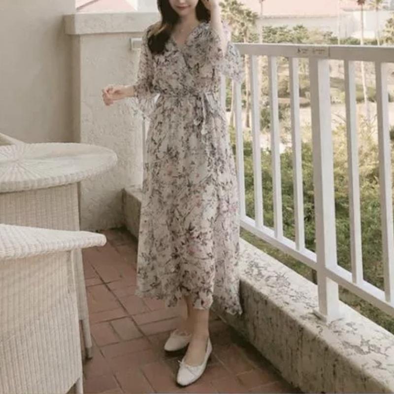 デイジーシフォンマキシワンピ Cherie Mimi