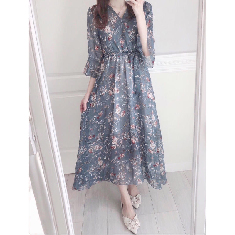 デイジーシフォンマキシワンピ Cherie Mimi