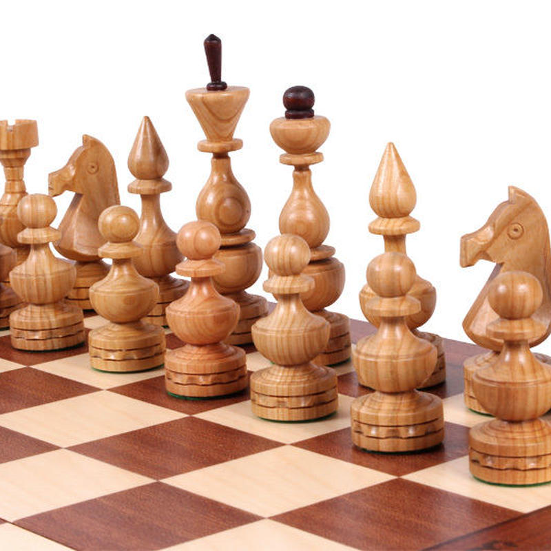 Ch145 Debiut 48ｃｍレアなチェスセット チェス盤 チェス駒セット Poland