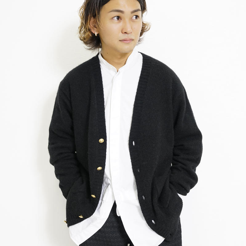 22aw先行販売 メンズ Ch Hdmn Homme ベビーキャメル100 Vネック ニ