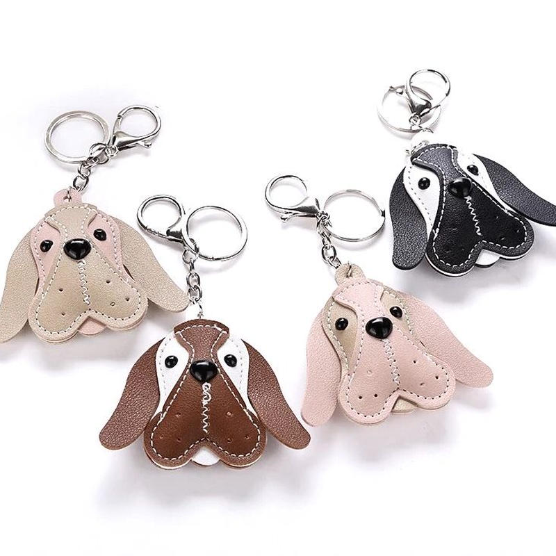 犬顔レザーキーホルダー Chirol Dogoods Store