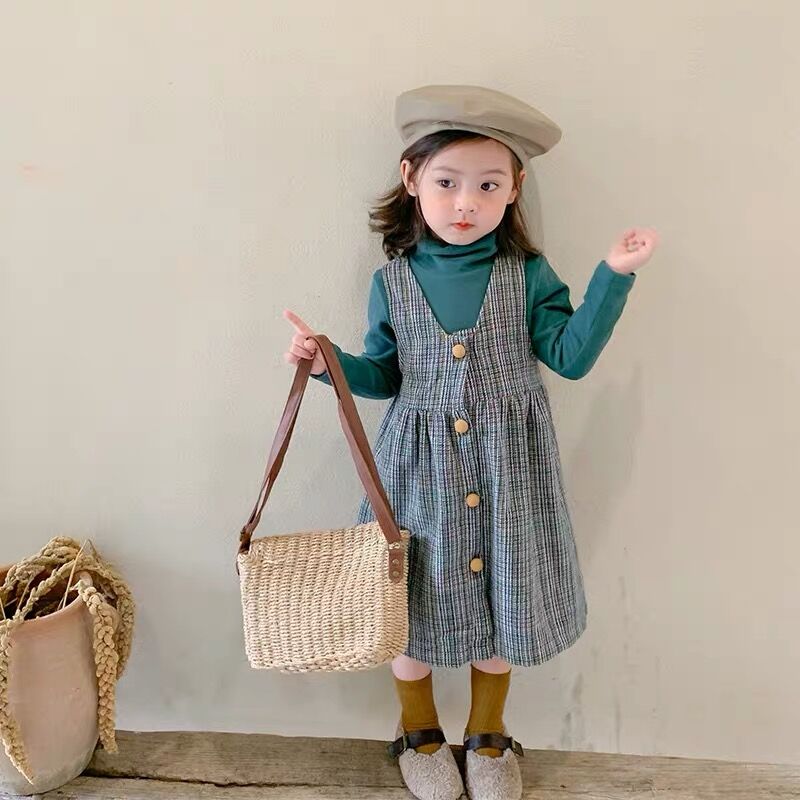 グレンチェックワンピース 0114 Chouchou