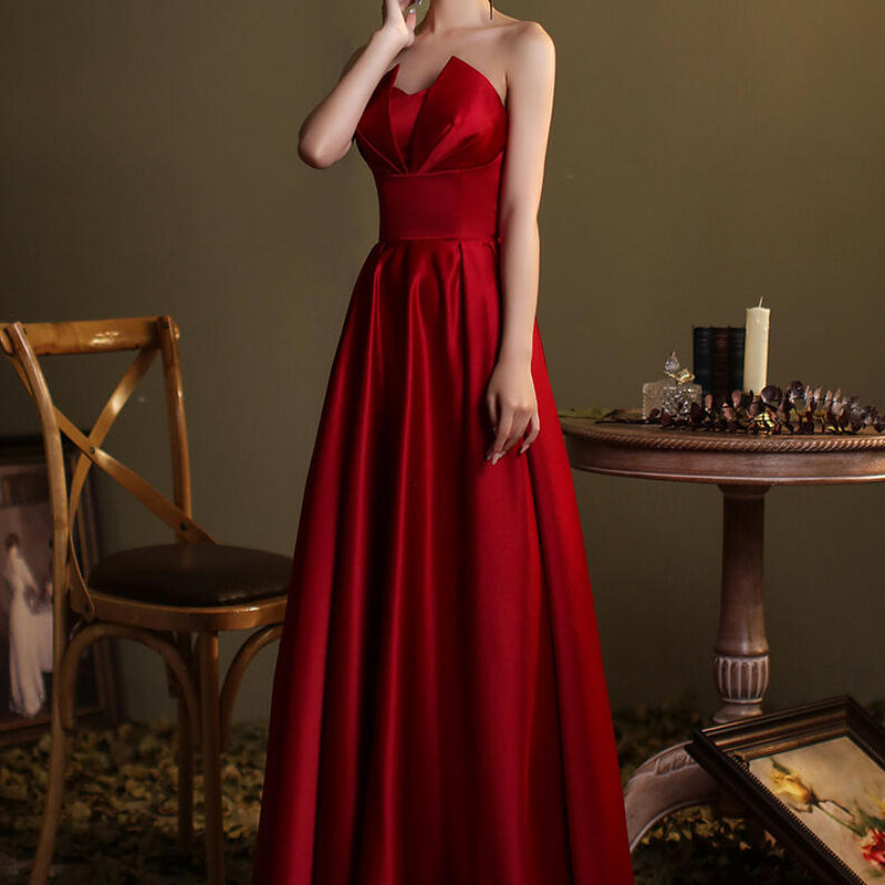 日本最大のブランド ワインレッドのロングドレスの宴 ロングスカート Iowatribeofkansasandnebraska Com