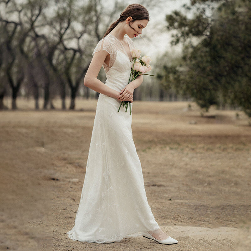 41 割引 特別訳あり特価 フランス風ウエディングドレス前撮り短トレーン可愛いマーメイドラインロングドレス結婚式 ワンピース ドレス レディース服 Urbanfarminginstitute Org