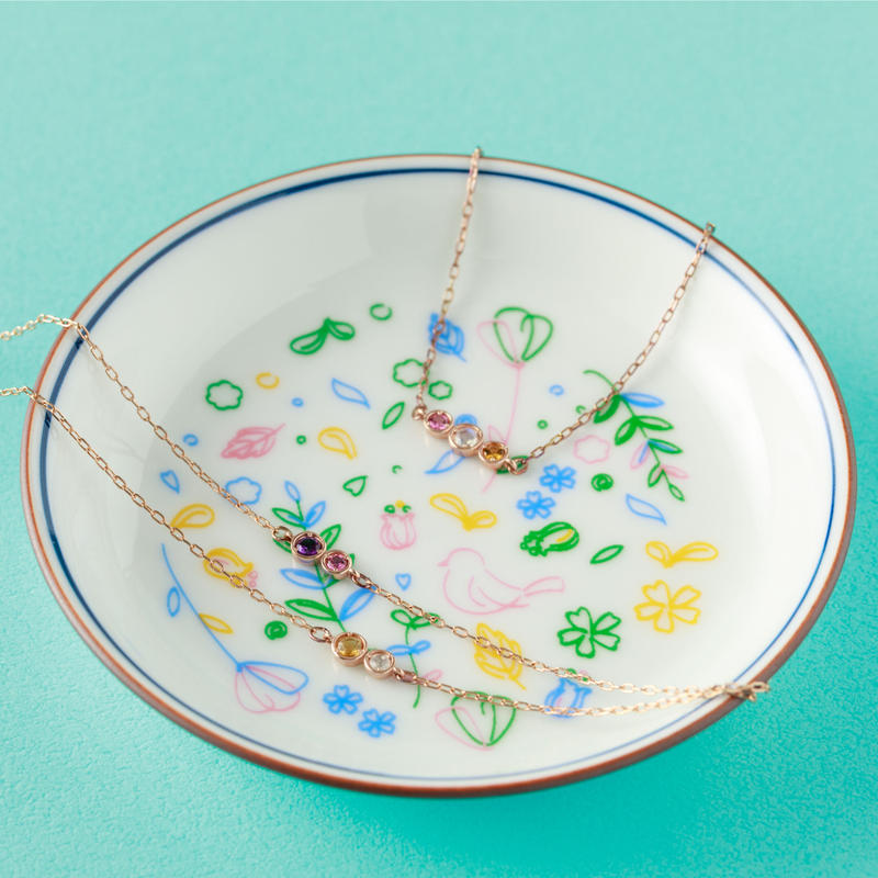 ことりっぷ豆皿 波佐見焼 小鳥と花 さえずり ことりっぷ オンラインストア