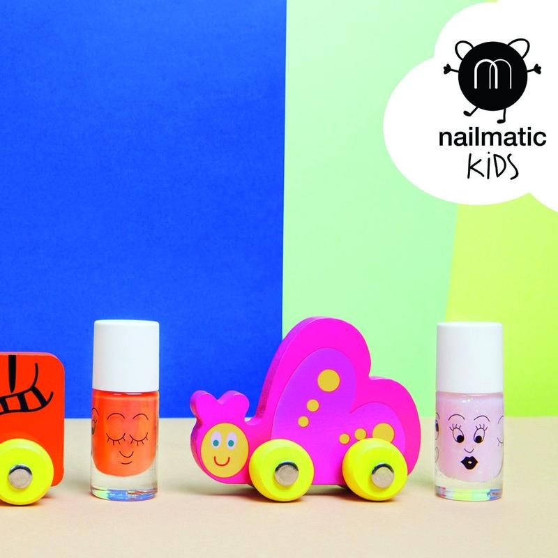 Nailmatic Kids Polly ネイルマティックキッズ クリアピンクグリッター