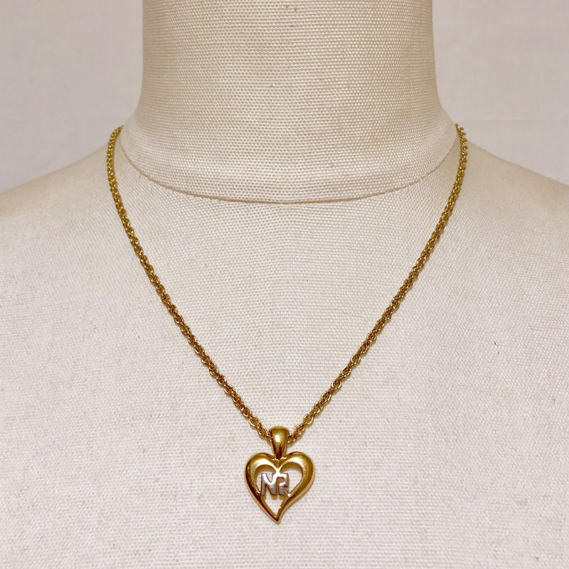Nina Ricci ハートペンダントネックレス 1980s France Cocotier Nina Ricci ハートペンダントネックレス 1980s France Cocotier