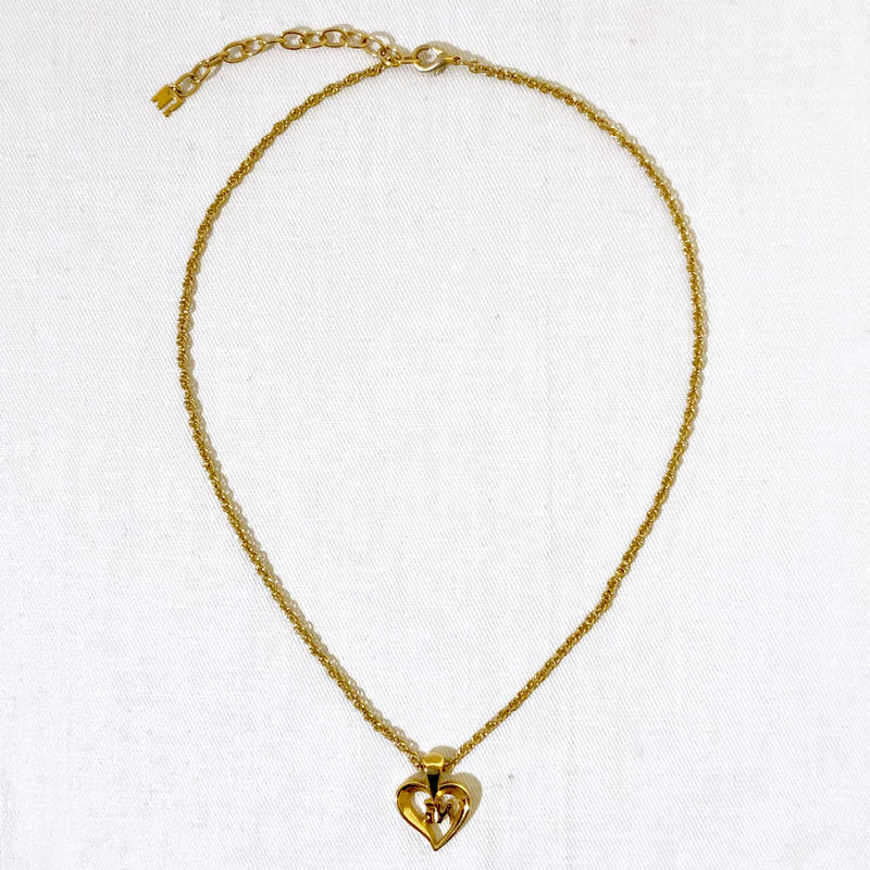 Nina Ricci ハートペンダントネックレス 1980s France Cocotier Nina Ricci ハートペンダントネックレス 1980s France Cocotier