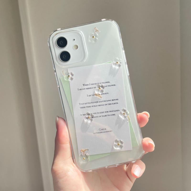 Mini Flower Iphoneケース Coeur