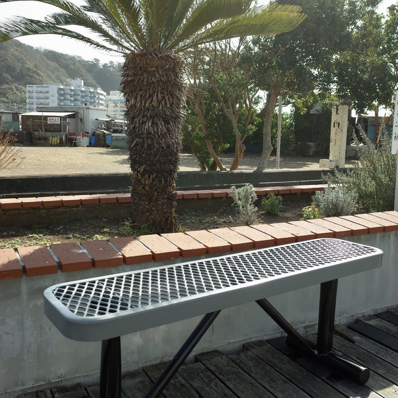 アメリカ パークベンチ 公園 Bench 椅子 Gray カリフォルニア インテリア Co