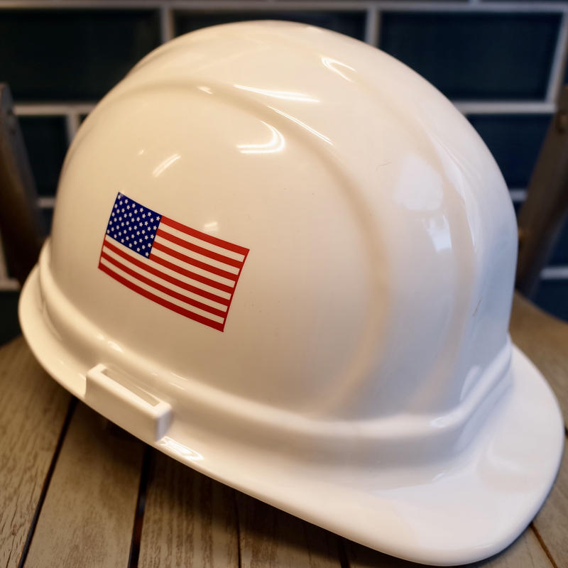 Safety Helmet セーフティ ヘルメット アメリカ製 Usa アメリカ国旗 Safety Helmet セーフティ ヘルメット アメリカ製 Usa アメリカ国旗