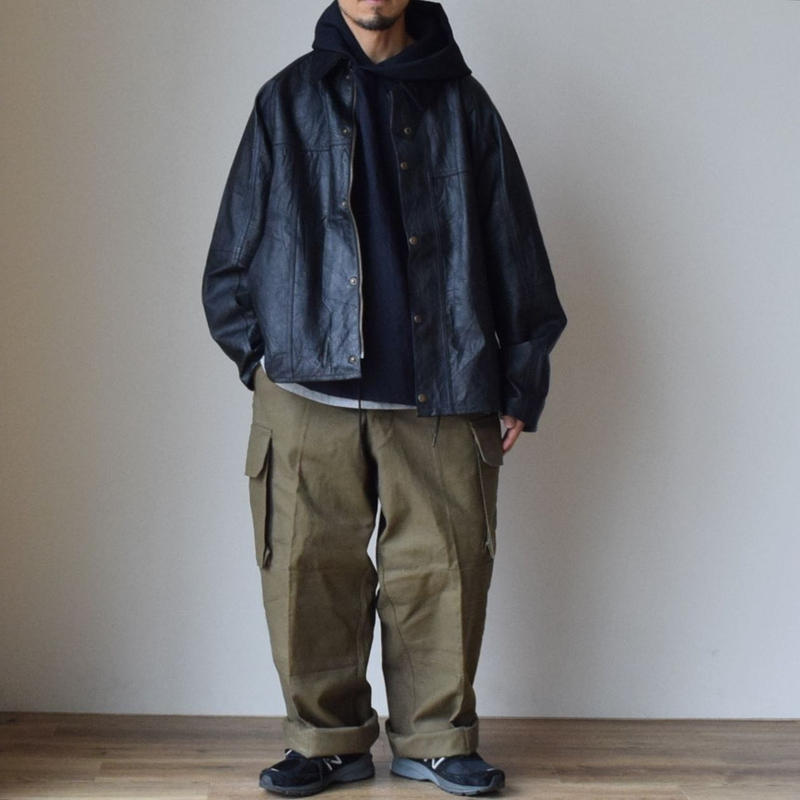YOUSED】 REMAKE LEATHER DRIVERS JACKET