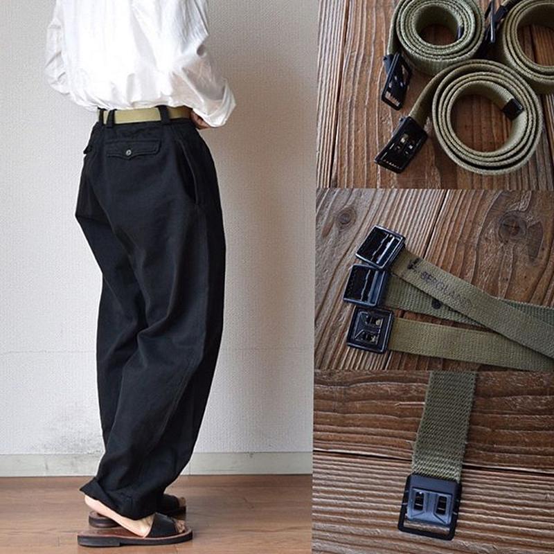軍パンの最高の相棒です Deadstock デッドストック フランス軍 コットンキャンバ