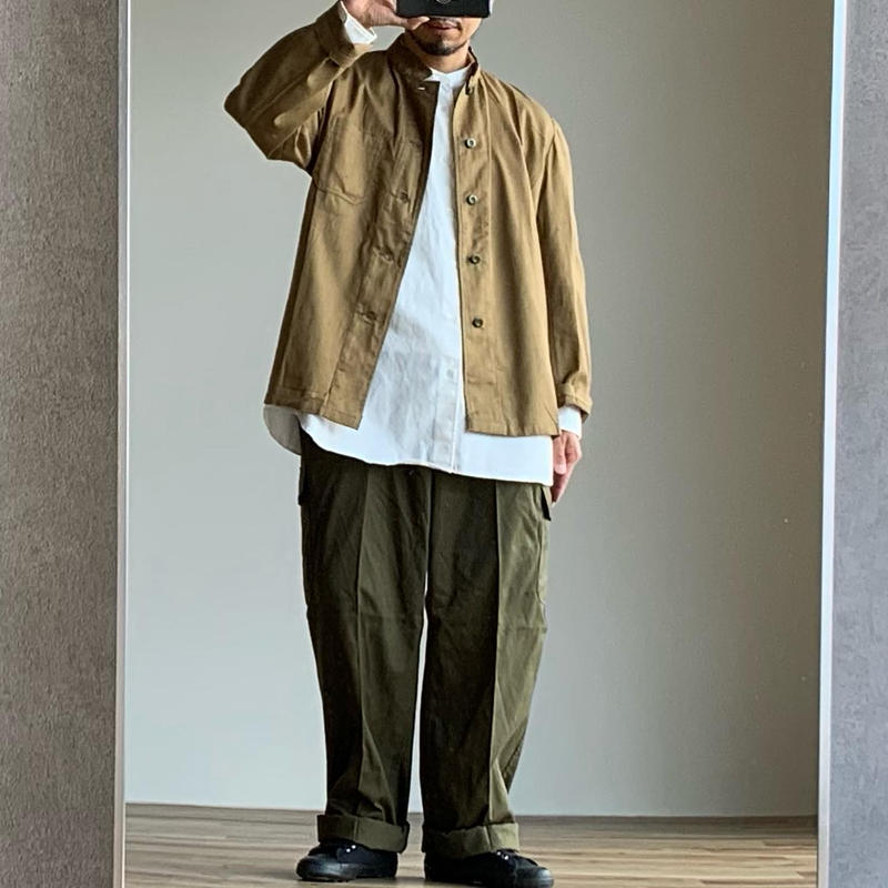 Military Deadstock チェコ軍 スタンドカラー ワークジャケット Com