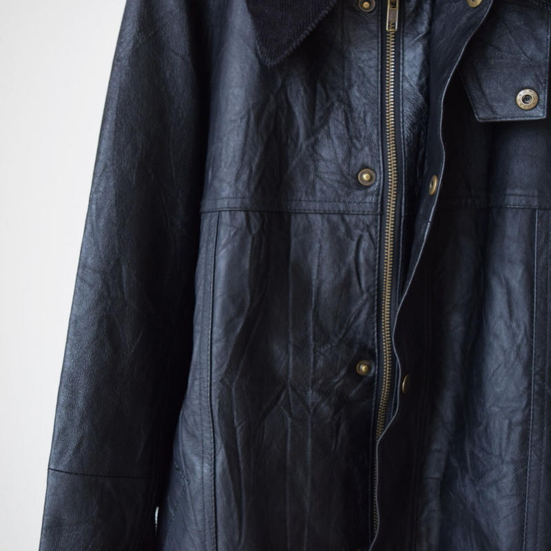 YOUSED】 REMAKE LEATHER DRIVERS JACKET