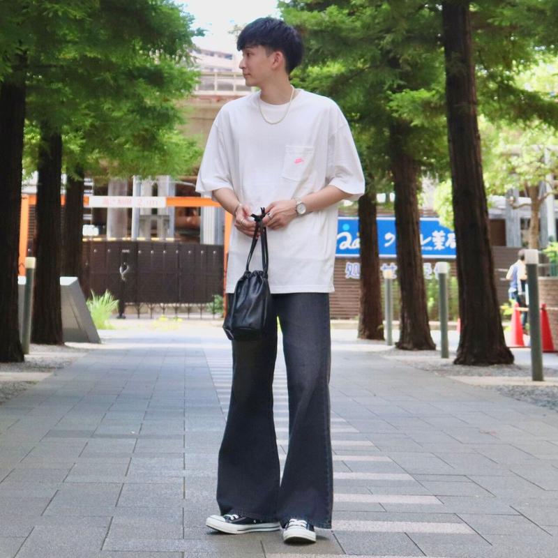 デニムフレアパンツ サックス Confirm Umeda コンファーム 梅田 デニムフレアパンツ サックス Confirm Umeda コンファーム 梅田