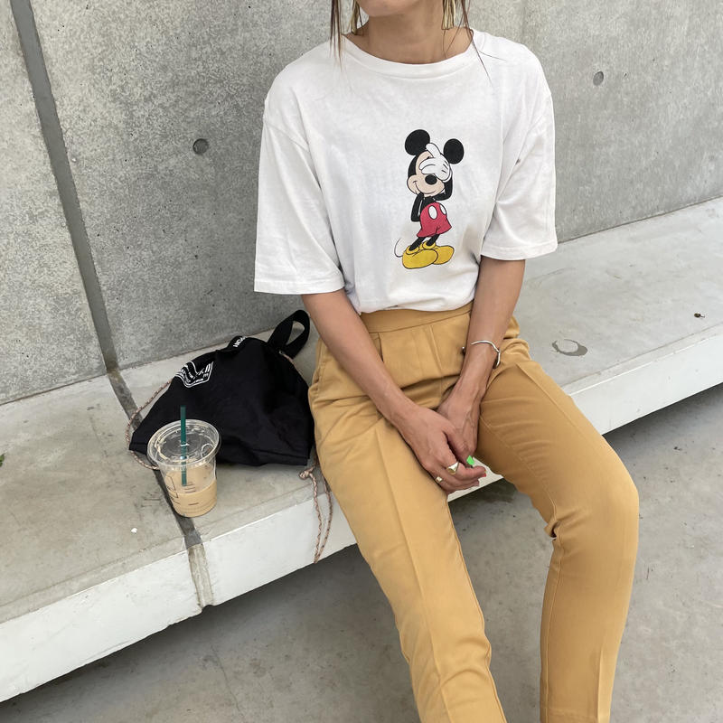 目隠しミッキーｔシャツ Copine